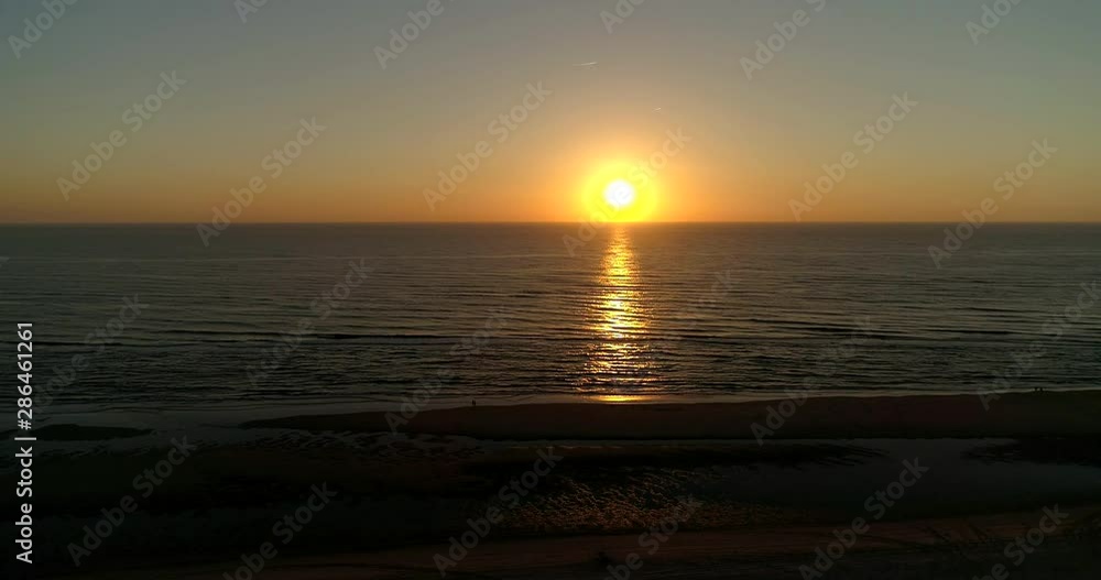 Beautiful Sunset Red Sky Beach Moving Right, Noordwijk, Netherlands / Holland (4K Drone Footage) Beautiful Sunset Red Sky Beach Moving Right, Noordwijk, Netherlands / Holland (4K Drone Footage)