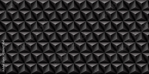 Premium triangle background. Low poly gradient hexagons with luxury shining lines vector.