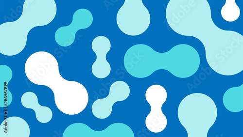 Colorful probiotics bacteria background. Biological concept abstract backdrop