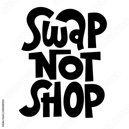 Swap party lettering