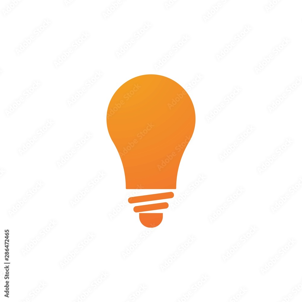 Bulb logo vector ilustration Bulb logo vector ilustration