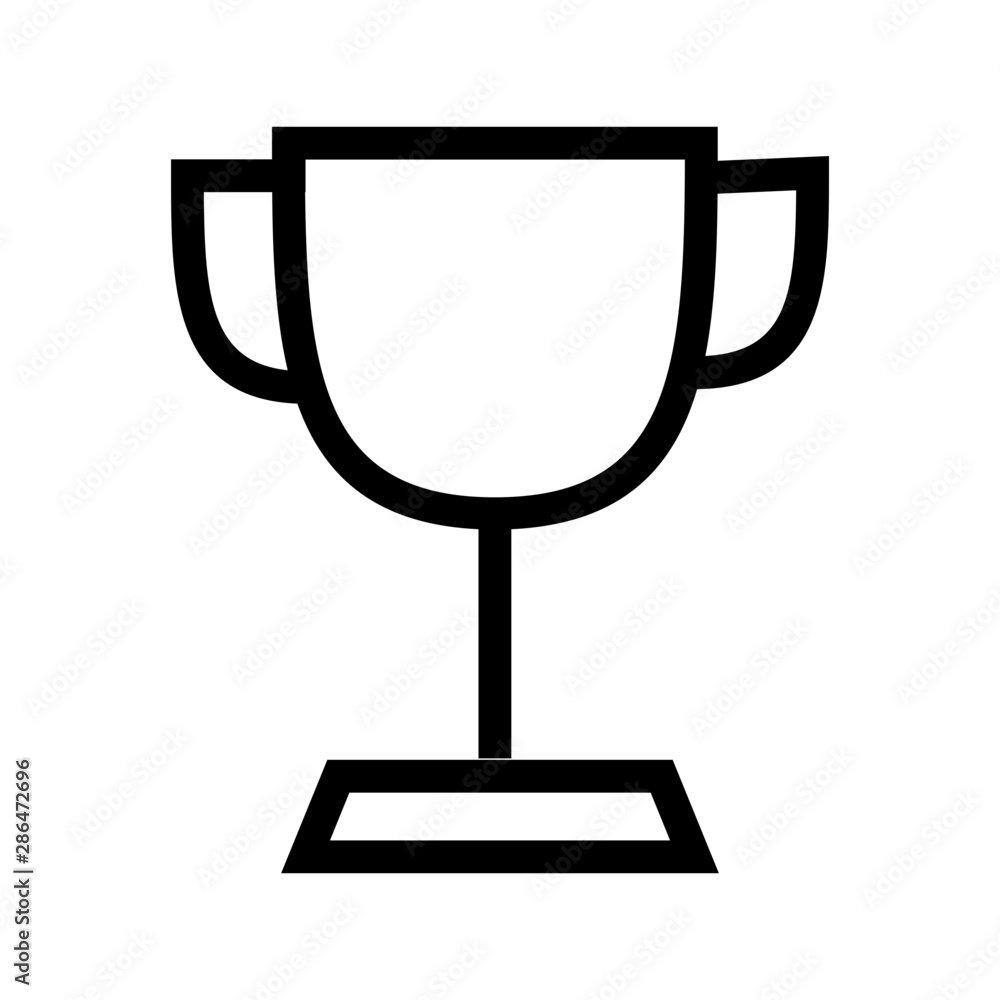 Trophy icon vector Trophy icon vector