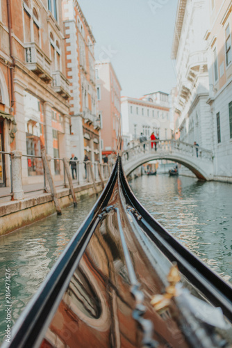 Gondola in the Venice canal