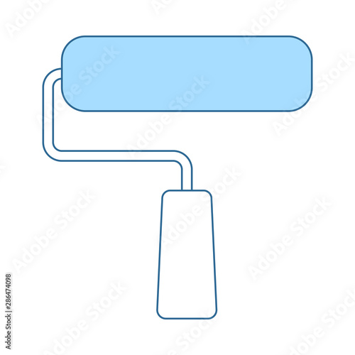 Icon Of Construction Paint Brushes