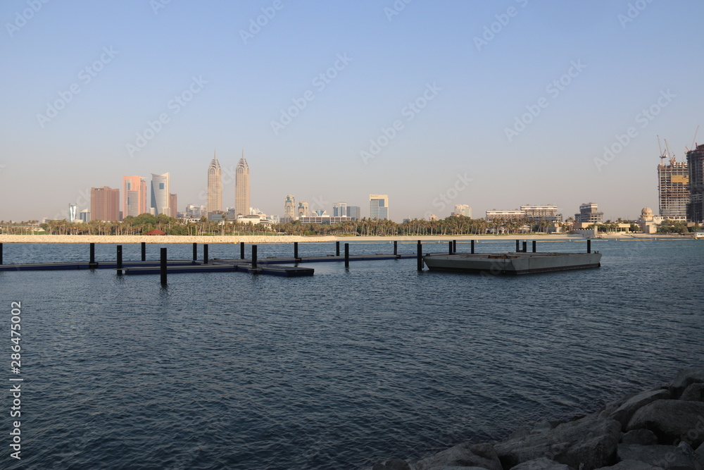 Bord de mer à Dubaï, Émirats arabes unis