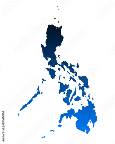 Karte der Philippinen