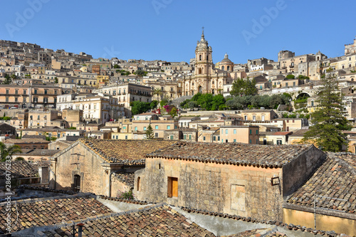 Holidays in the old town of Modica, Sicily, a UNESCO World Heritage Site.