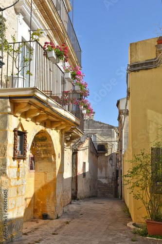 Holidays in the old town of Modica, Sicily, a UNESCO World Heritage Site. © Giambattista