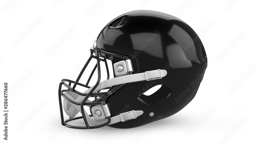 American Football Helmet Isolated on White American Football Helmet Isolated on White
