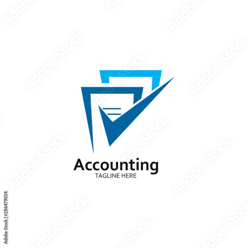 Business Accounting and Financial logo template vector illustration design 