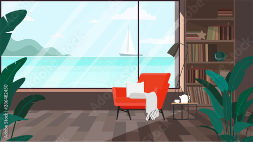 Modern interior design office space