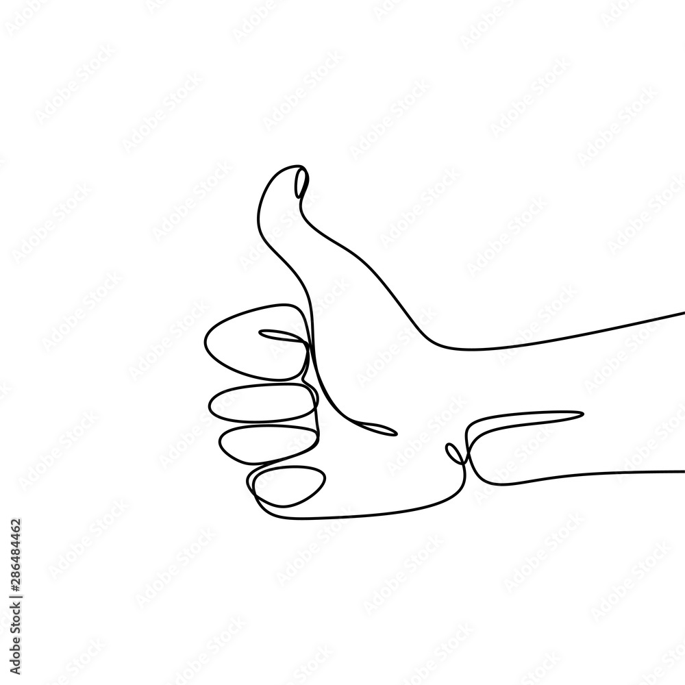 Cartoon Man Giving Thumbs Up Vector Illustration 2780041 Vector Art at  Vecteezy