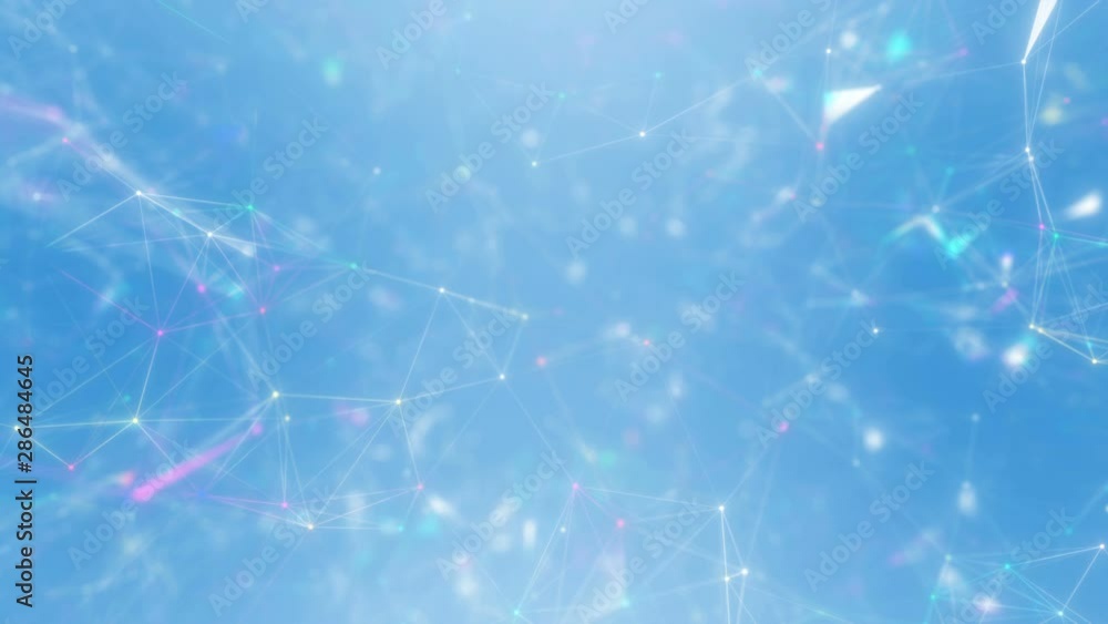 Abstract technology and science motion background. Lines and dots in organic motion. Abstract technology and science motion background. Lines and dots in organic motion.
