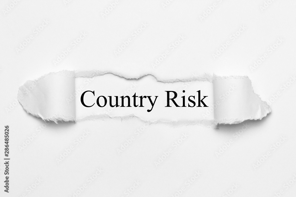 Obraz premium Country Risk