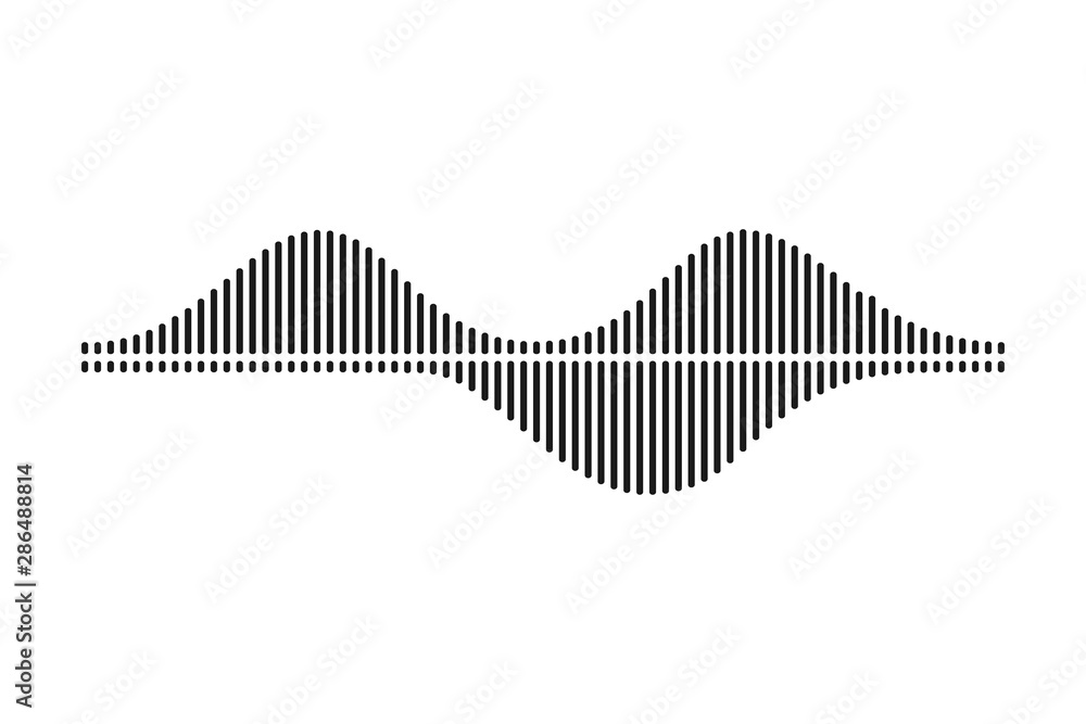 Sound Audio Wave Or Soundwave Line Art For Music Apps And Websites Sound Audio Wave Or Soundwave Line Art For Music Apps And Websites