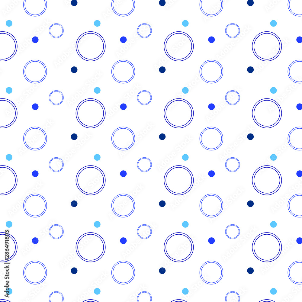  seamless circles pattern. Polka dot  Pattern. Background