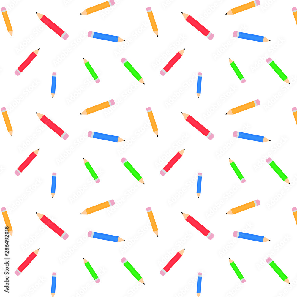 seamless pencil pattern. back to school Pattern. Background seamless pencil pattern. back to school Pattern. Background