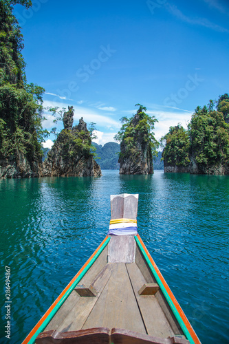 Khao Sok lake views in national park in Thailand © pierrick