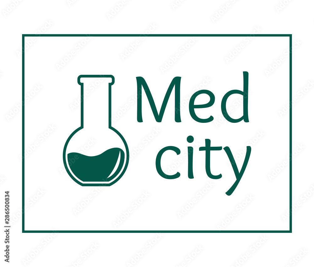 Logo medicine city template design vector Logo medicine city template design vector