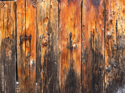 old wooden wall of a retro house in Bulgaria_5