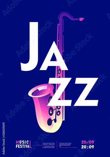 Photography jazz music poster