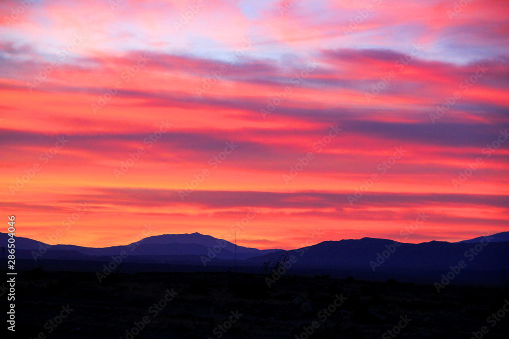 Obraz premium Desert Lava Sunset