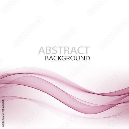  Abstract background of lilac elegant wave lines