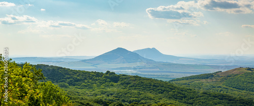 Panorama of the Mineralnye Vody resort in Stavropol Region in Russia. Caucasus © grigorylugovoy