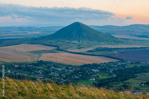 Panorama of the Mineralnye Vody resort in Stavropol Region in Russia. Caucasus © grigorylugovoy