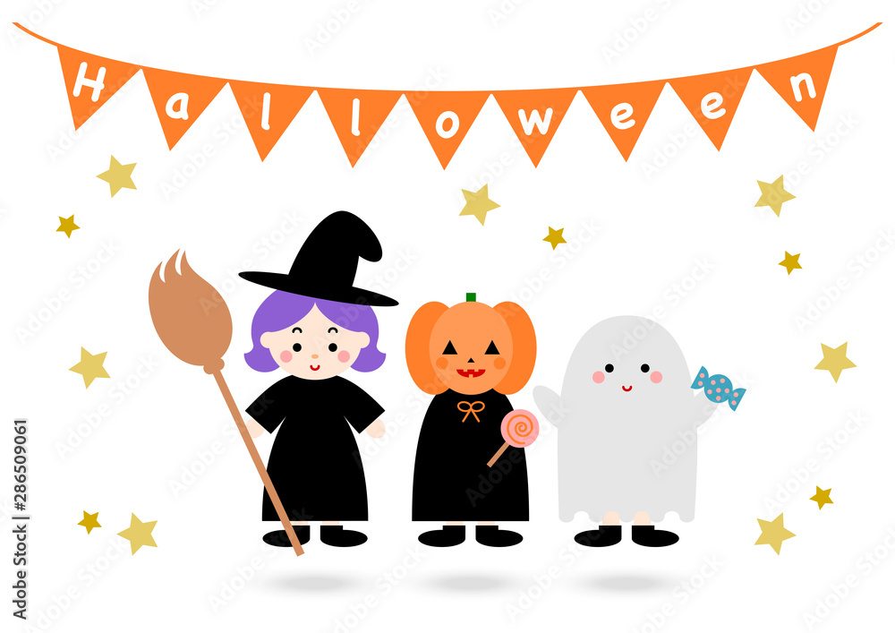 Halloween ハロウィン 魔女 カボチャ おばけ イラスト Stock ベクター Adobe Stock Halloween ハロウィン 魔女 カボチャ おばけ イラスト Stock ベクター Adobe Stock