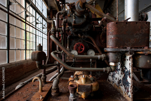Derelict Industrial Valves + Equipment - Abandoned Indiana Army Ammunition Plant - Charlestown, Indiana