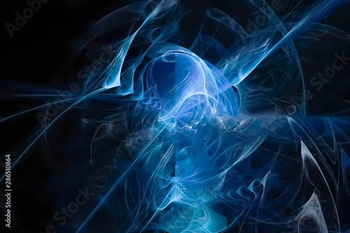 abstract digital fractal fantasy design explosion science