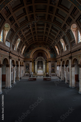 Derelict Barrel Vault Sanctuary - Abandoned St. Mark Church - Evanston, Cincinnati, Ohio