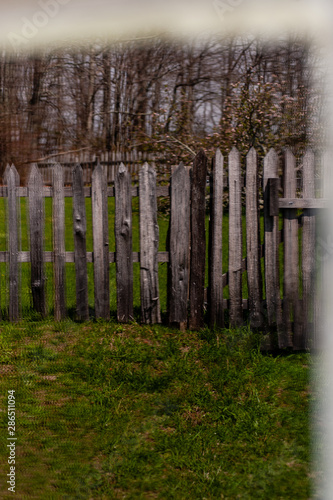 Rustic Picket Fence and Gate - Hensley Settlement - Cumberland Gap National Historic Park - Kentucky and Virginia
