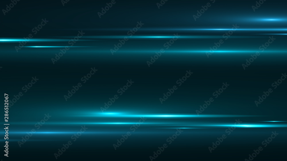 Luminous blue abstract line background..