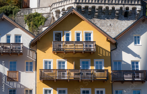 House in Hallstatt village, Hallstatt, Austria