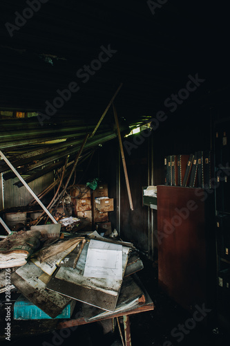 Collapsing Office - Abandoned Fort Pitt Casting - McKeesport, Pennsylvania photo