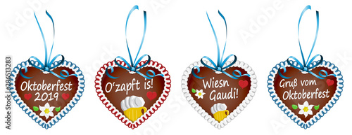 gingerbread hearts Oktoberfest 2019 2020