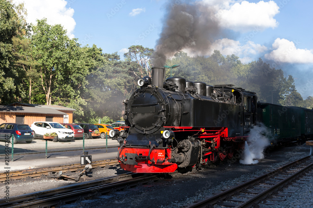 Obraz premium Wyjście z "Rasenden Roland" z Göhren
