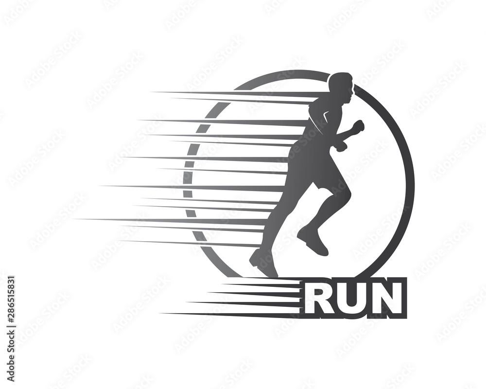 running man icon vector illustration design running man icon vector illustration design