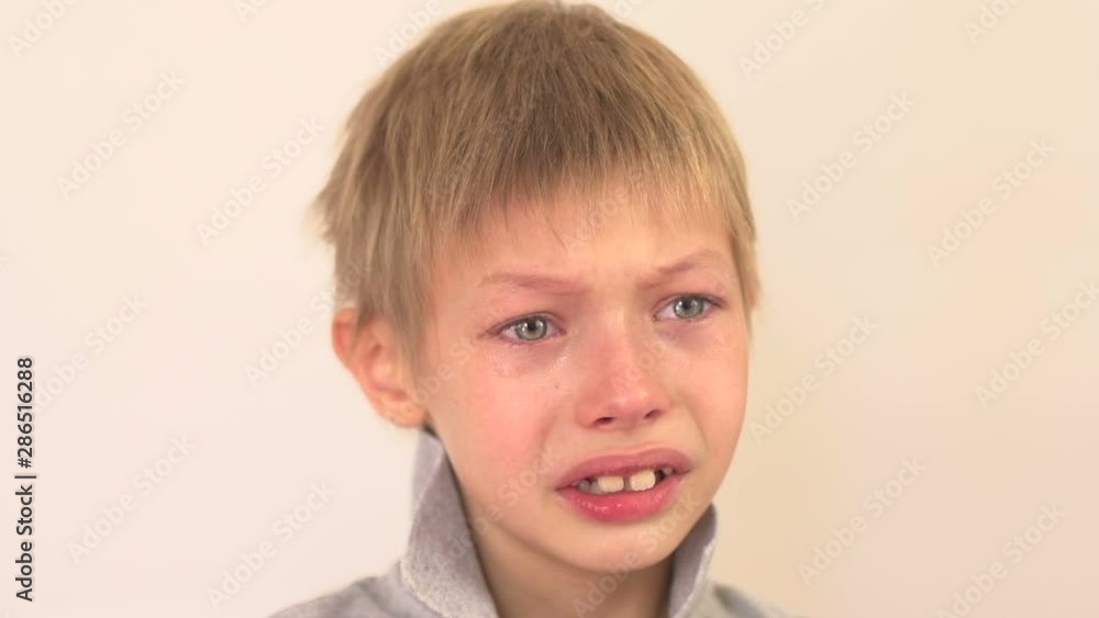 child boy cry, portrait, slow motion child boy cry, portrait, slow motion