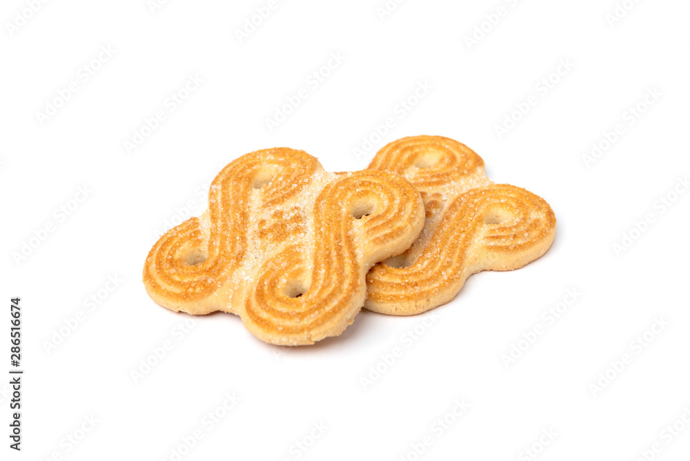 Sugar cookies isolated on white background. Sugar cookies isolated on white background.