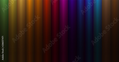 Colorful dark rainbow backdrop curtain