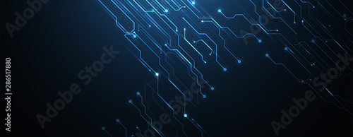 Abstract technology concept. High computer color background. Vector illustration