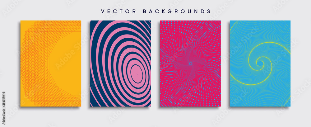 Minimal Vector cover designs. Future Poster template.