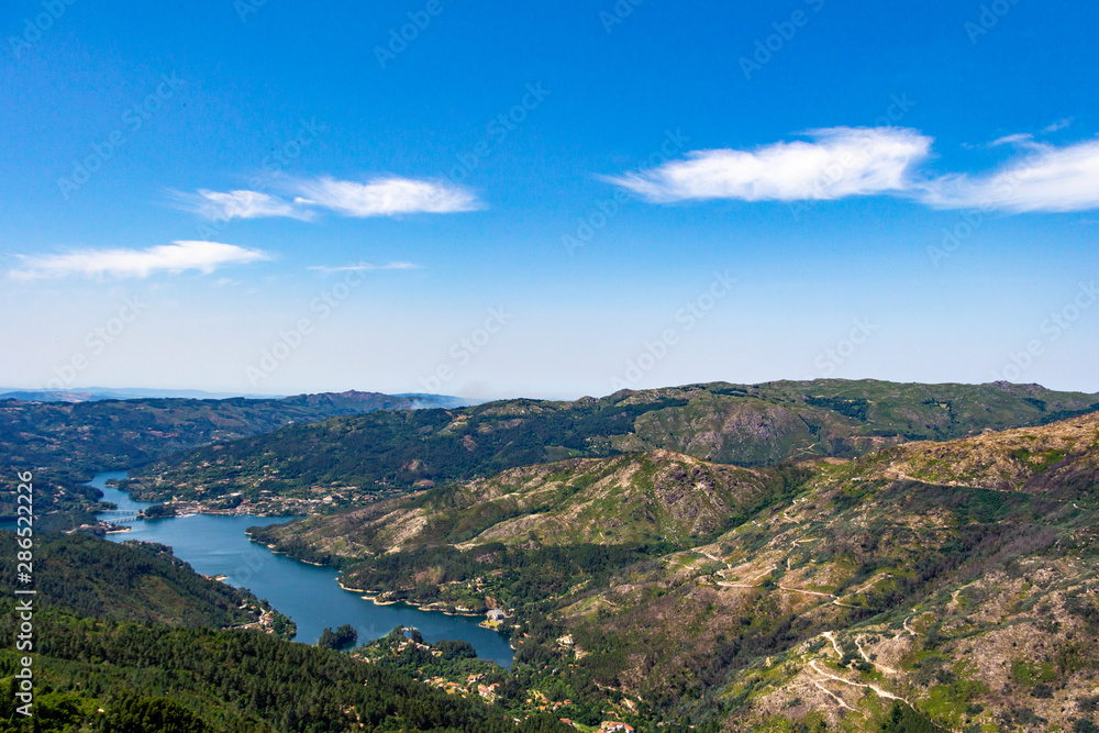 view of mountains in Peneda-Gerês National Park