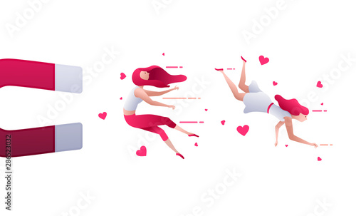 A big magnet attracts women.
