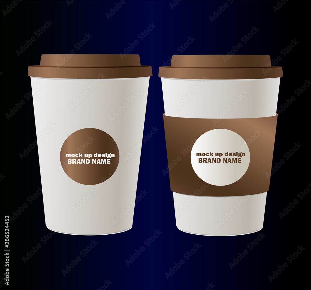 Realistic Blank Coffee Cup Mockup Graphic by Dzynee · Creative Fabrica