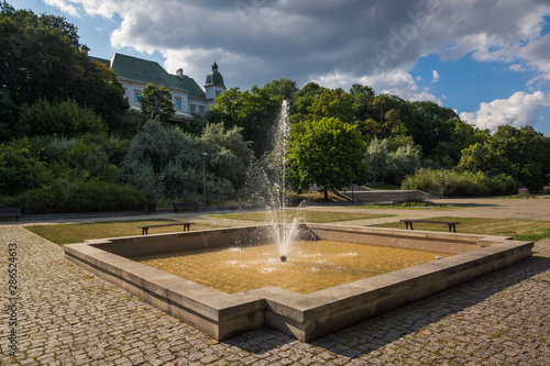 Ujazdowski castle in Warsaw, Poland photo