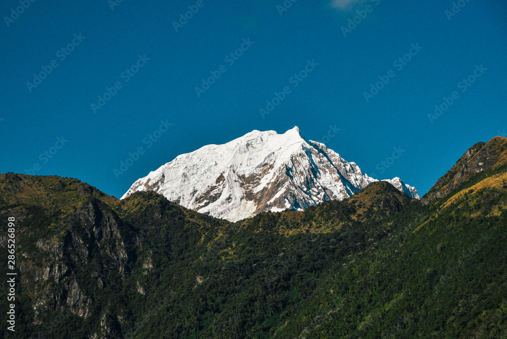 Fototapeta premium Machu Picchu UNESCO World Heritage Site in Peru 
